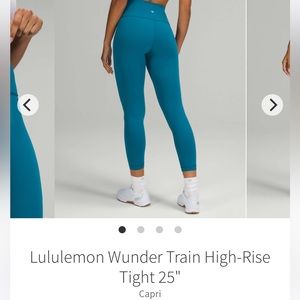 lululemon wunder trains 25”
